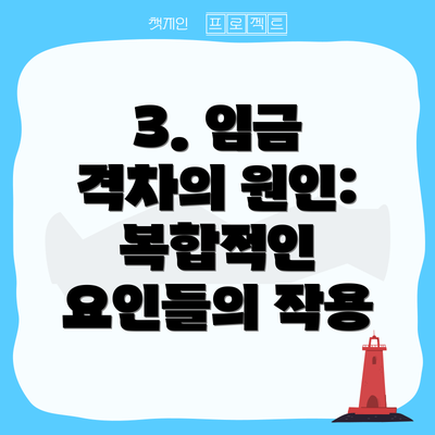 3. 임금 격차의 원인: 복합적인 요인들의 작용