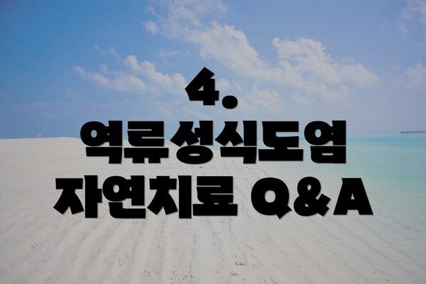 4.  역류성식도염 자연치료 Q&A