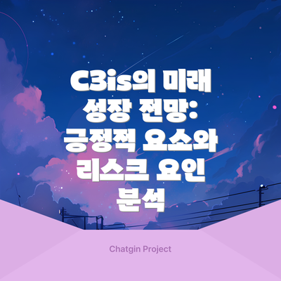 C3is의 미래 성장 전망: 긍정적 요소와 리스크 요인 분석