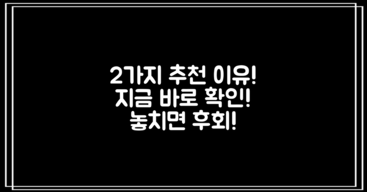 2가지 추천 이유